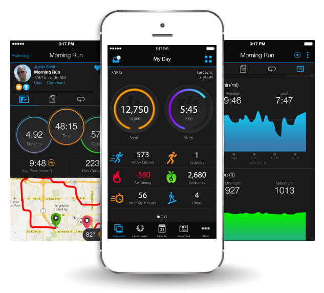Garmin Vivoactive HR app