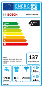 vaskemaskines energimærke