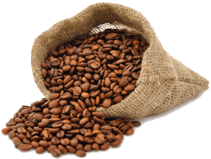 kaffebønnene