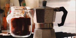 espressokande i brug